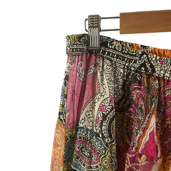Boston Proper Vintage Boho Paisley Made in India Pleasant Maxi Skirt Size XS - Picture 8 of 9
